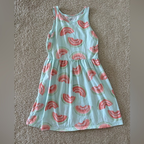 LOT Girls Sleeveless Sundresses Size 7 - Picture 2 of 7